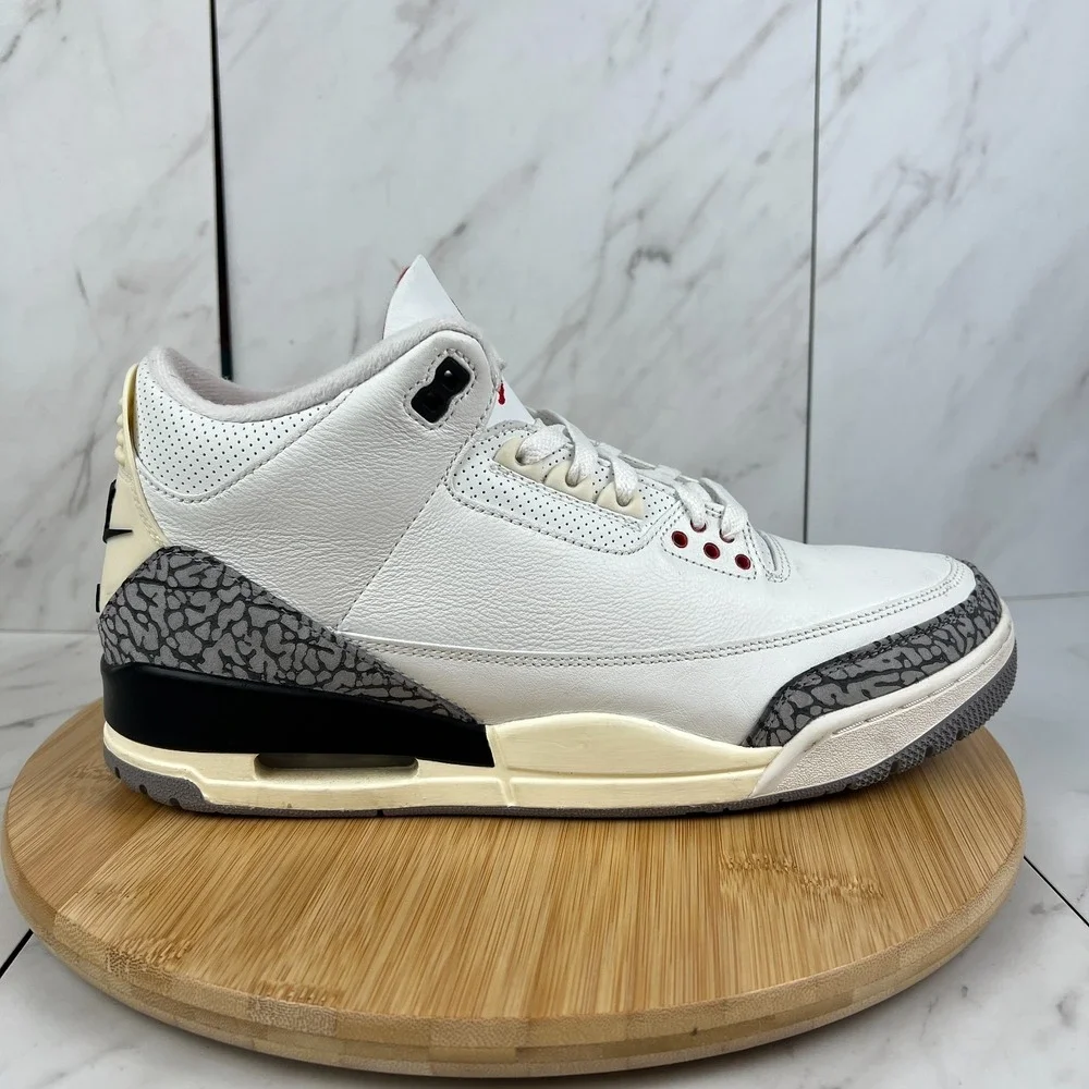Nike Air Jordan 3 Retro Mid White Cement Reimagined Mens Size 12 Shoe DN3707-100